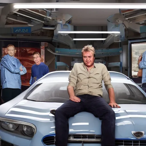 Prompt: Top gear Special in a Hospital