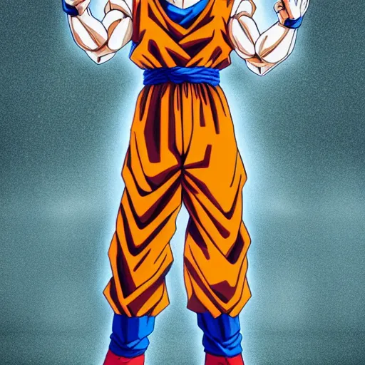 Image similar to goku played by walter white