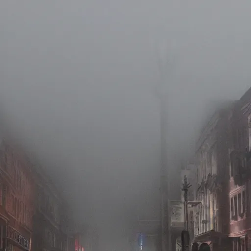 Image similar to Foggy town