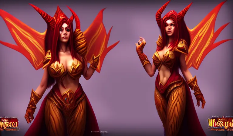 Image similar to Alexstrasza in human form, warcraft, 4k, deviantart