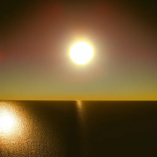 Prompt: View from the surface of the Sun, sharp, detailed, hot, endless horizon, award winning photography