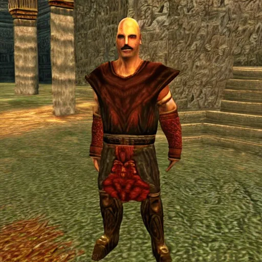 Image similar to Alexander Lukashenko in Elder Scrolls III: Morrowind, 2002 Morrowind graphics