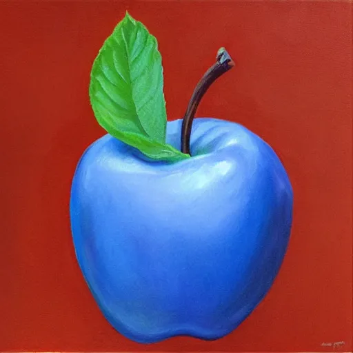 Image similar to Blue apple