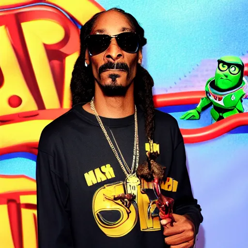 Prompt: snoop dogg in pixar's toy story