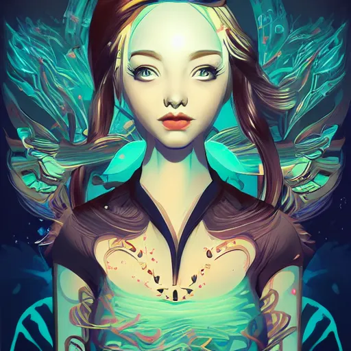 Image similar to the joy of life, artgerm, a simple vector based illustration, by ross tran