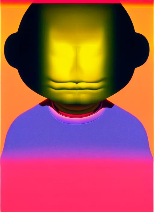 Image similar to person by shusei nagaoka, kaws, david rudnick, airbrush on canvas, pastell colours, cell shaded, 8 k