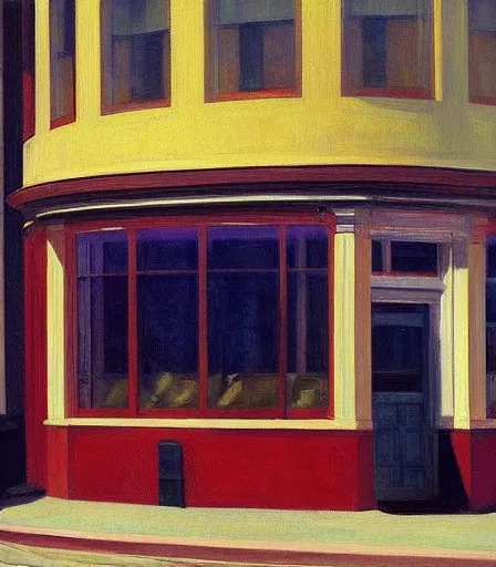 Image similar to impressive high quality high detail painting by edward hopper, hd,