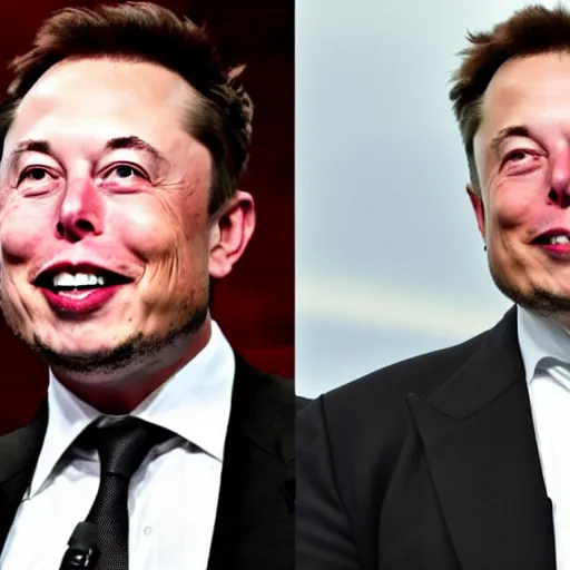 Image similar to elon musk and goku