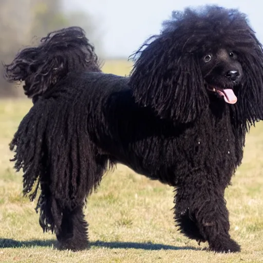 Prompt: hungarian puli dog 4k