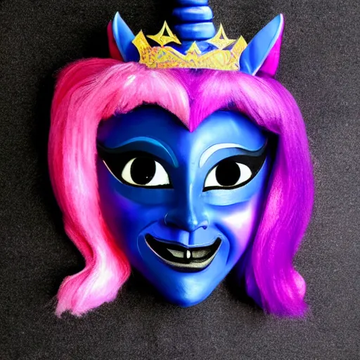 Image similar to princess twilight is the happy mask salesman 🎨🖌