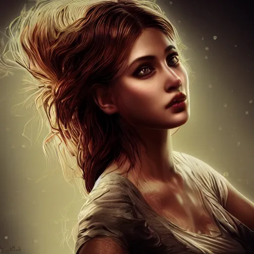 Prompt: The most beautiful woman in the world, digital art , highly detailed , high contrast, beautiful lighting, award winning , trending on art station, 8k, photo realistic