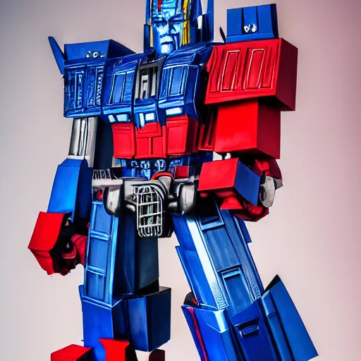 Image similar to portrait of a optimus prime