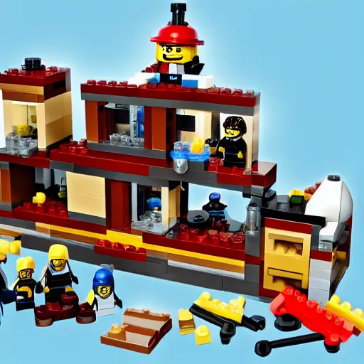 Image similar to team fortress 2 lego set