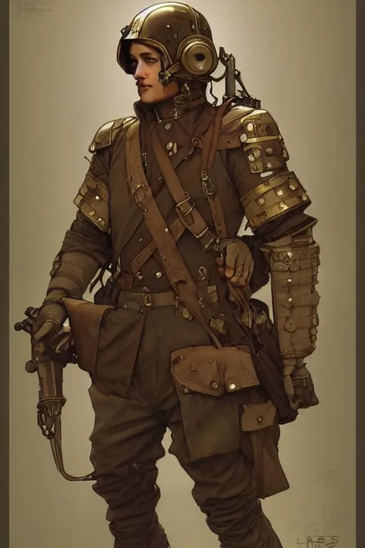 dieselpunk soldier