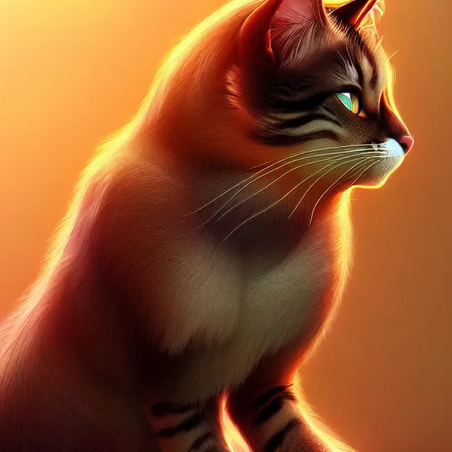 Prompt: epic professional digital art of cat cat cat cat cat cat cat cat, best on artstation, cgsociety, wlop, Behance, pixiv, cosmic, epic, stunning, gorgeous, much detail, much wow, masterpiece