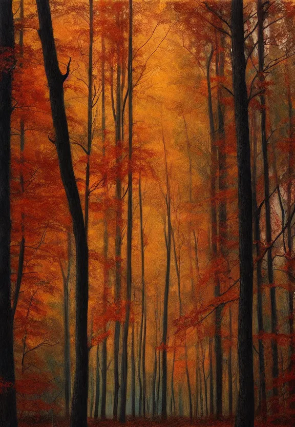 Prompt: a wide shot of a forrest butbthe trees are hands, warm colors, soft lighting, atmospheric, cinematic, moody, in the style of diego koi, gina heyer, luiz escanuela, art by alyssa monk, hyperrealism, rule of thirds, oil on canvas, 8 k