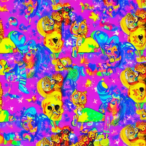 Image similar to mashup by lisa frank