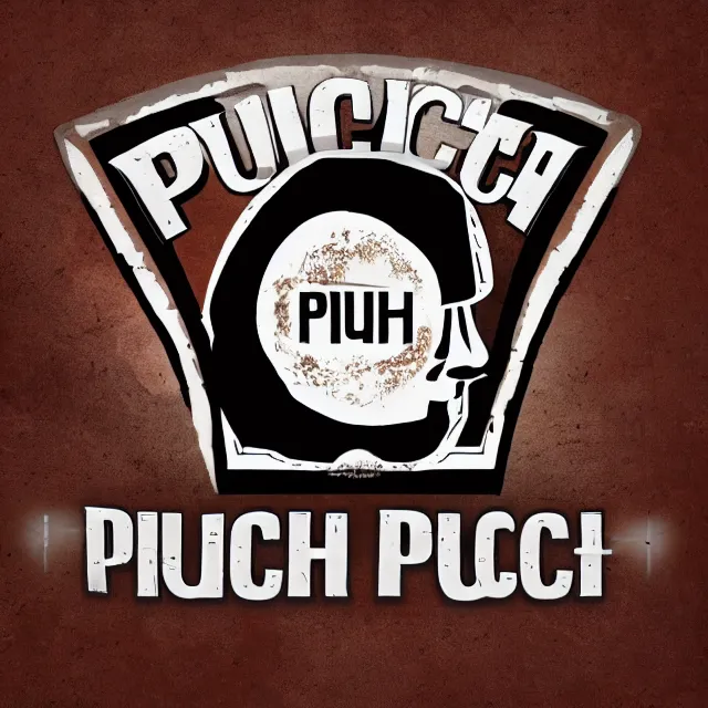 Prompt: logo of the word punch