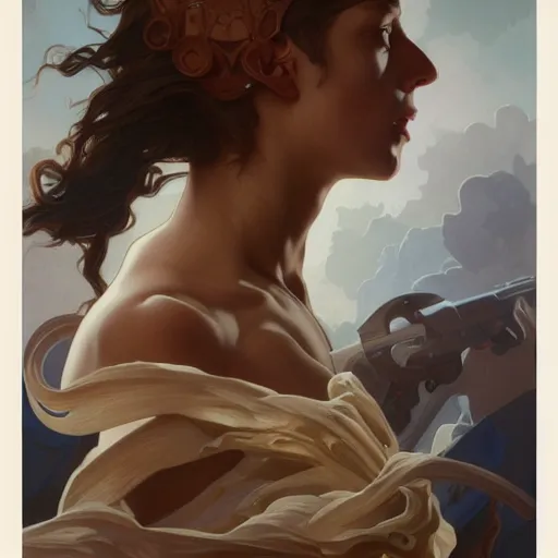 Image similar to leyendecker apocalypse, morpheus, intricate, elegant, highly detailed, digital painting, artstation, concept art, smooth, sharp focus, illustration, art by artgerm and greg rutkowski and alphonse mucha and william - adolphe bouguereau