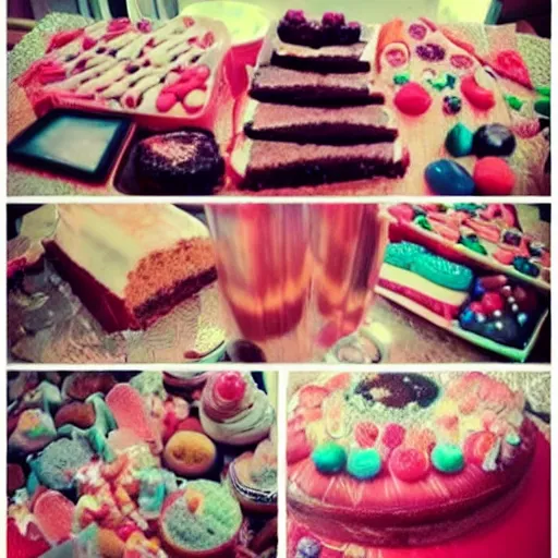 Image similar to What's inside a girl besides candy nad cake?