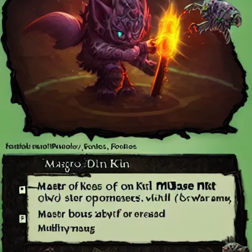 Image similar to Master of Ruin, world boss kitten