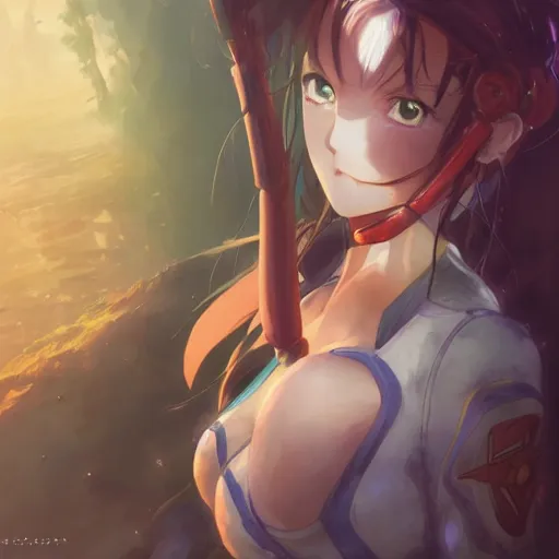 Prompt: An anime portrait of Elly from Xenogears, by Stanley Artgerm Lau, WLOP, Rossdraws, James Jean, Andrei Riabovitchev, Marc Simonetti, and Sakimichan, tranding on artstation