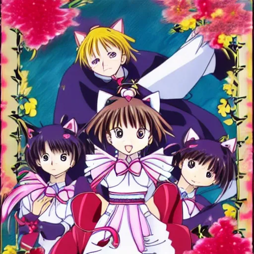 Image similar to cats sakura card captors style