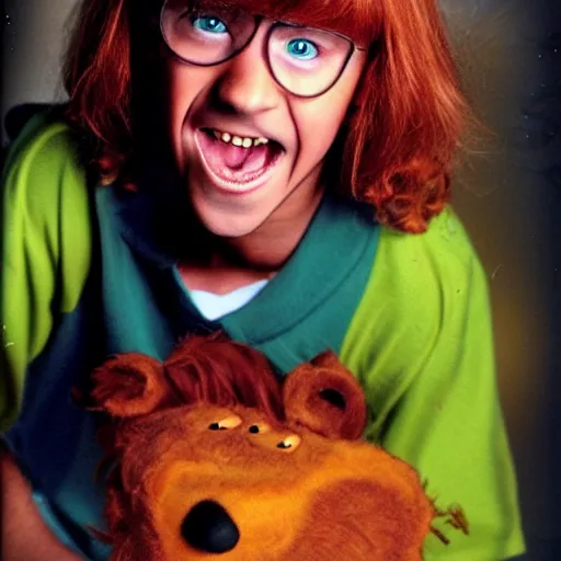 Prompt: hyper realistic award winning year book photo of shaggy from scooby doo