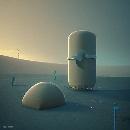 Prompt: object by mike winkelmann