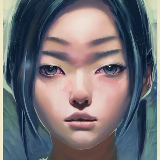 Image similar to A space realistic cat with big and cute eyes, fine-face, realistic shaded perfect face, fine details. realistic shaded lighting poster by Ilya Kuvshinov katsuhiro otomo ghost-in-the-shell, magali villeneuve, artgerm, Jeremy Lipkin and Michael Garmash, Rob Rey and Kentarõ Miura style, trending on art station