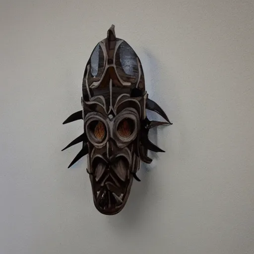 Image similar to illithid wooden mask