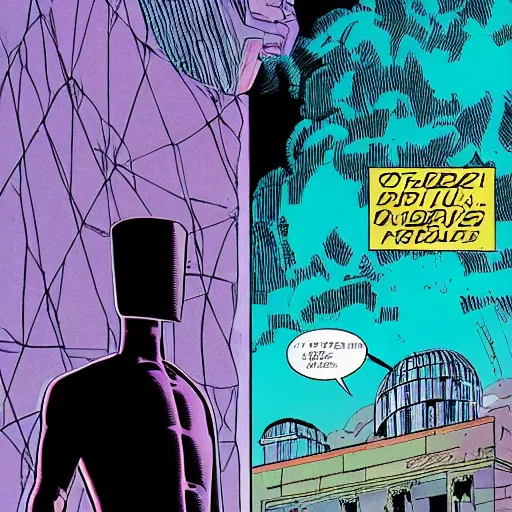 Image similar to Ozymandias, by Dave Gibbons