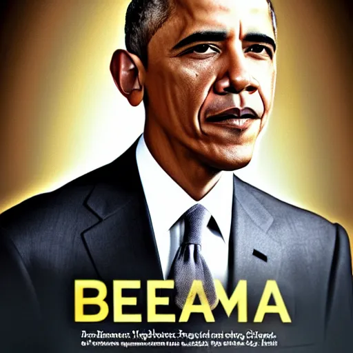 Image similar to barack obama on a movie cover