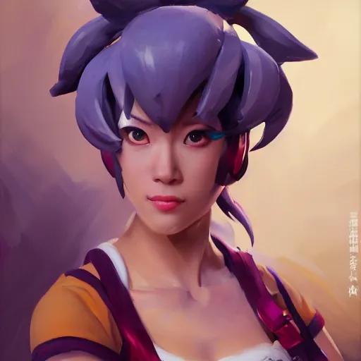 Prompt: greg manchess portrait painting of sakura from fortnite as overwatch character, medium shot, asymmetrical, profile picture, organic painting, sunny day, matte painting, bold shapes, hard edges, street art, trending on artstation, by huang guangjian, gil elvgren, ruan jia, greg rutkowski, gaston bussiere