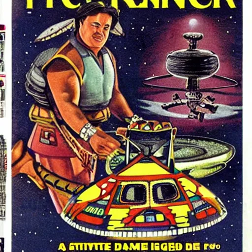 Image similar to aztec art of dan akroyd piloting a ufo, national geographic, history channel