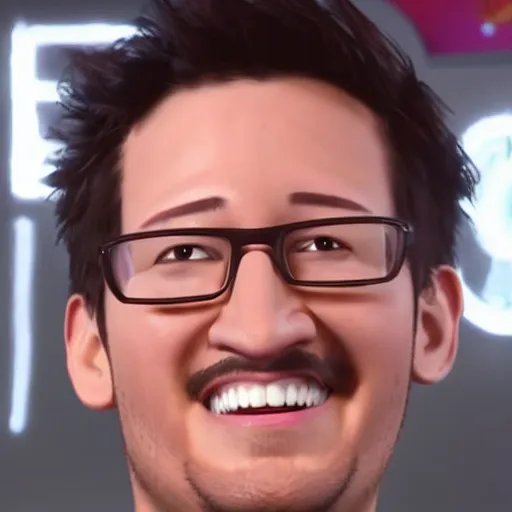 Image similar to Markiplier in a pixar movie, 8k,