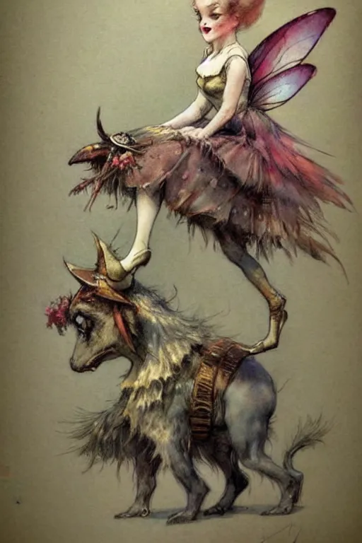 Image similar to (((((1950s fairy tale circus . muted colors.))))) by Jean-Baptiste Monge !!!!!!!!!!!!!!!!!!!!!!!!!!!