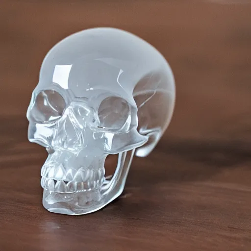 Image similar to clear quartz skull