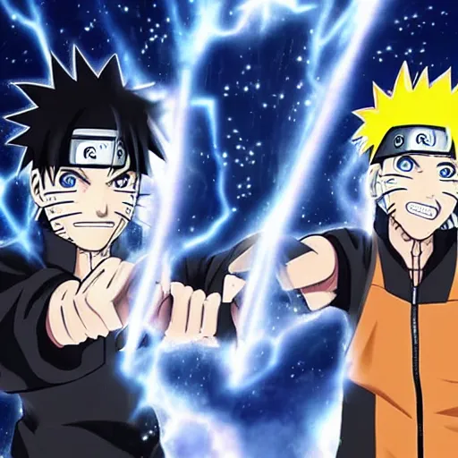 Image similar to realistic! naruto using chidori