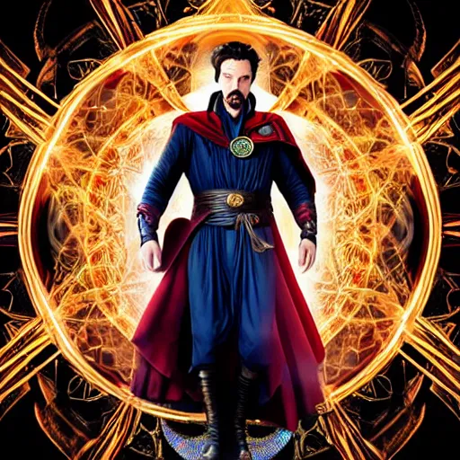 Image similar to doctor strange in greek mythology 4 k