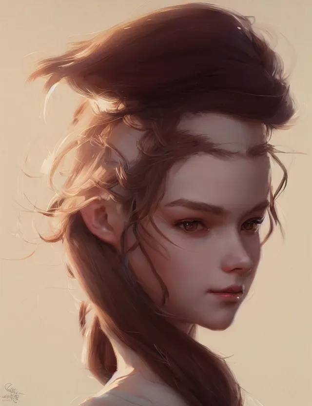 Image similar to portrait of a girl with hair to the ground, traditional corsican, sophisticated, elegant, very detailed, works by artgerm and greg rutkowski, hyperdetalized, artstation