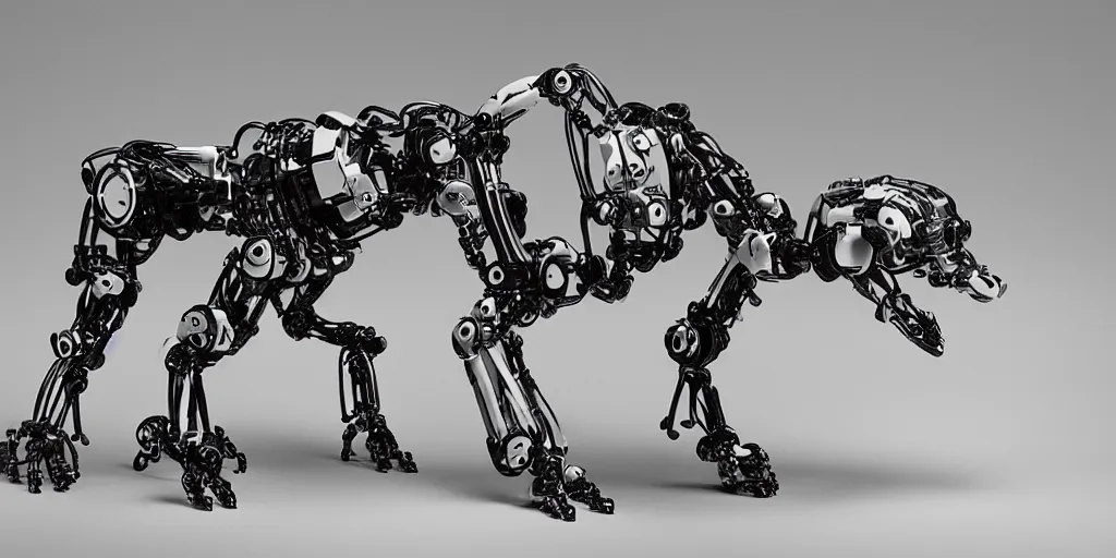 Image similar to photo of cybermorphic robotic animal