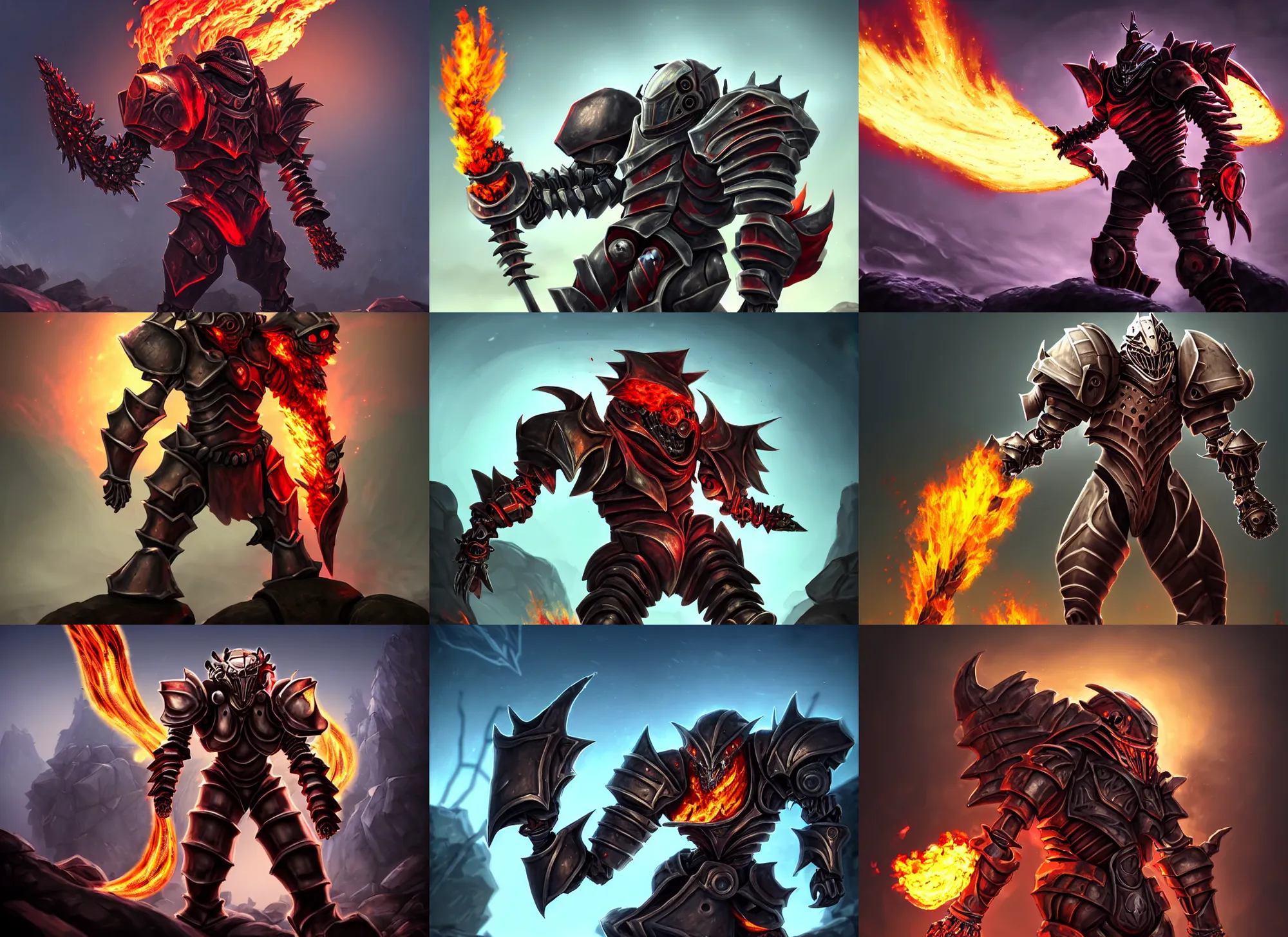 Prompt: (Biomechanical) armored Knight!!!! wearing a red scarf on fire at the ends standing in a rock quarry, moonlit night, full body single character, League of Legends Character Splash Art!!, rubber suit, Arcane style, action scene, fight scene, good value control, high quality, 4k, ultra realistic, highly detailed, illustration, promotional image, matte painting, rule of thirds, centered, cinematography