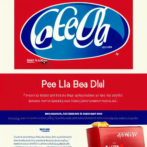 Product placement pepsi cola and insulin, Adnetwork | Stable Diffusion