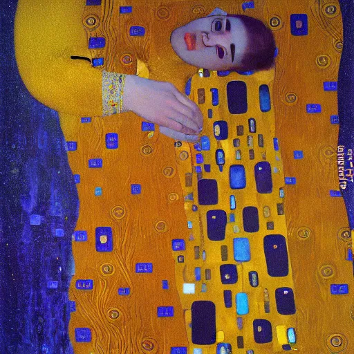 Image similar to the world of dreams inside the head of a kid by gustav klimt