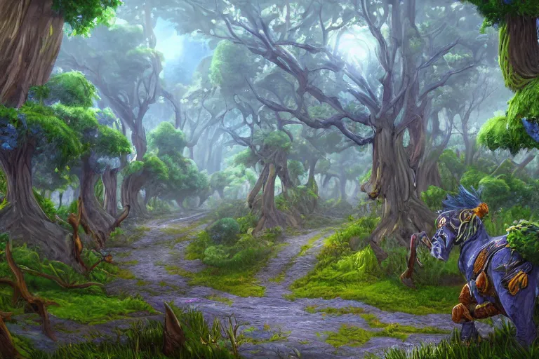 Image similar to the roads of zangarmarsh, digital art,