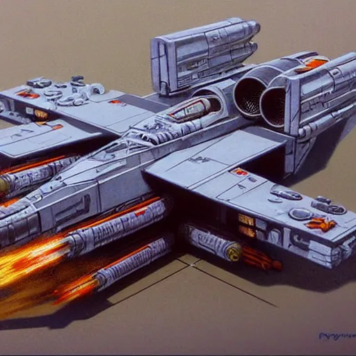 Prompt: x-wing fighter, hyperdetailed, scifi, futurism