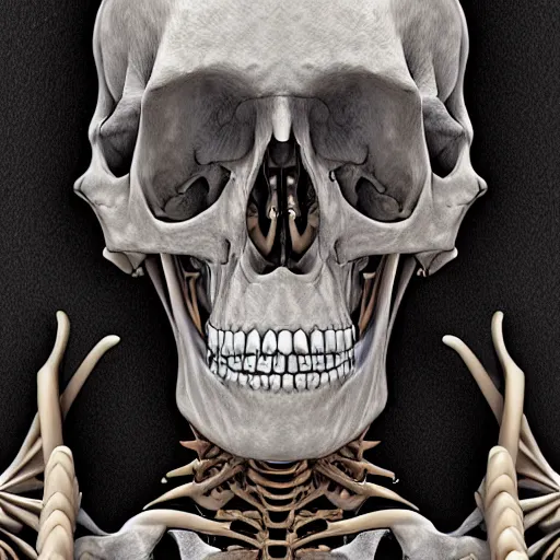 Prompt: the ultradetailed shot of a skeletal wizard, highly detailed digital art