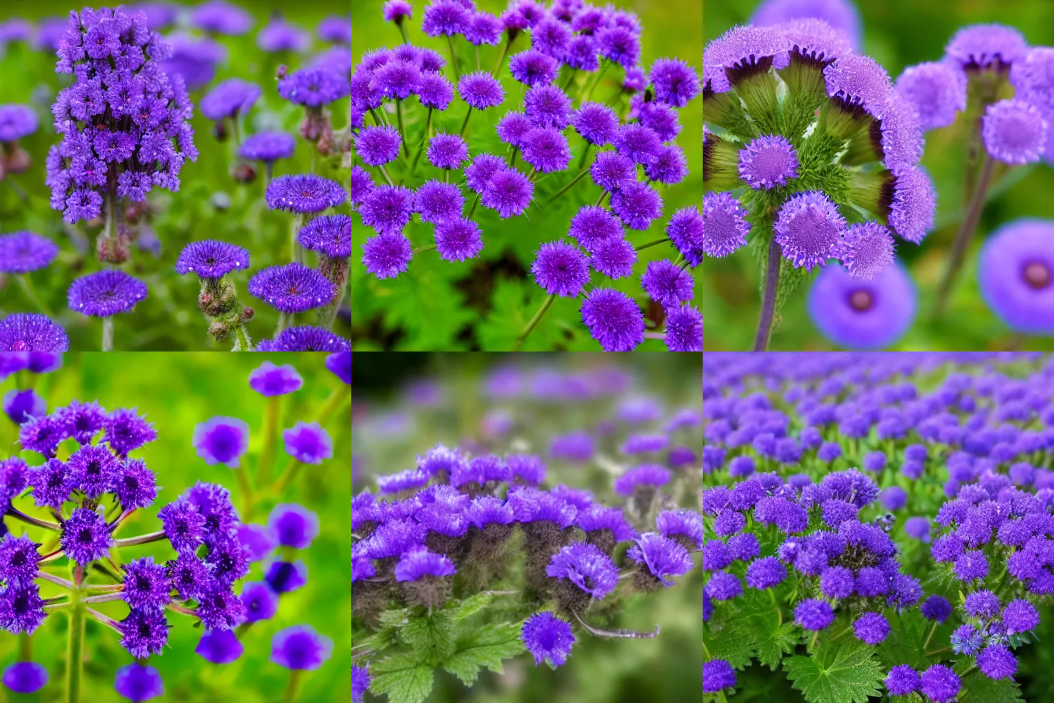 Prompt: an hd unadulterated photograph of phacelia