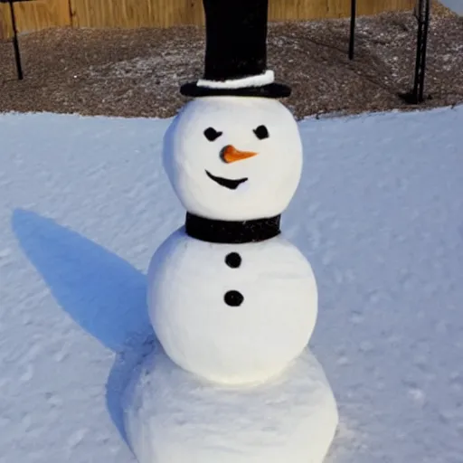 Image similar to snowman made out of sand, low-angle, photorealistic, !!award-winning!!